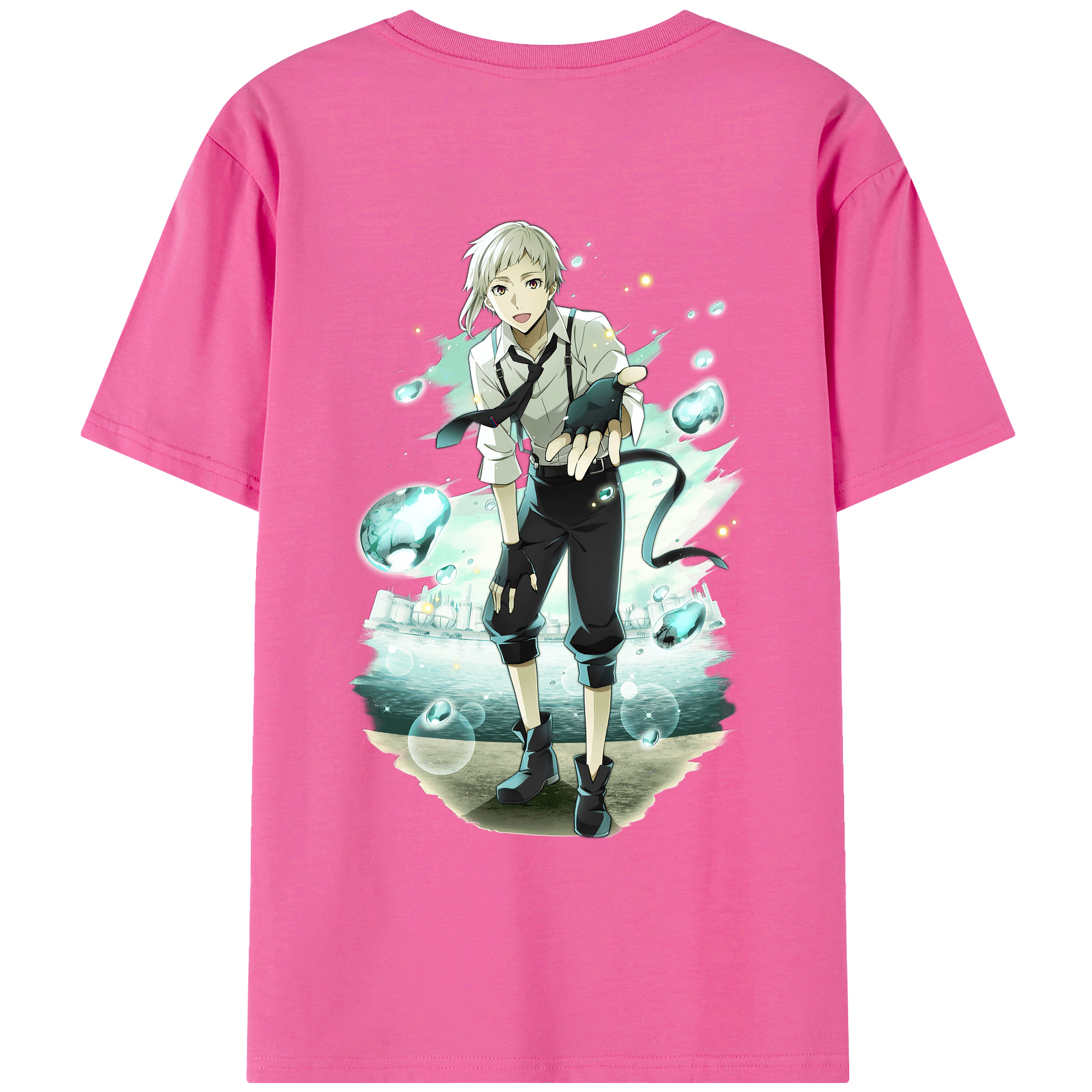 （画像用） 文豪ストレイドッグス Bungo Stray Dogs レディース半袖Tシャツ(バックプリント)